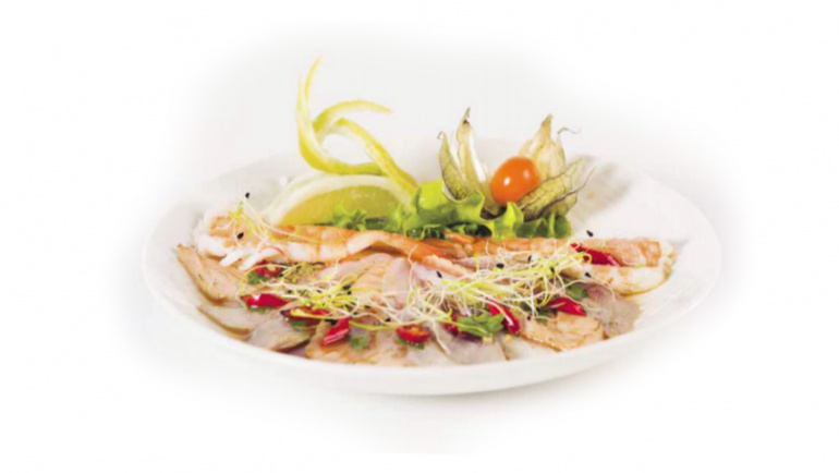 Carpaccio misto scottato